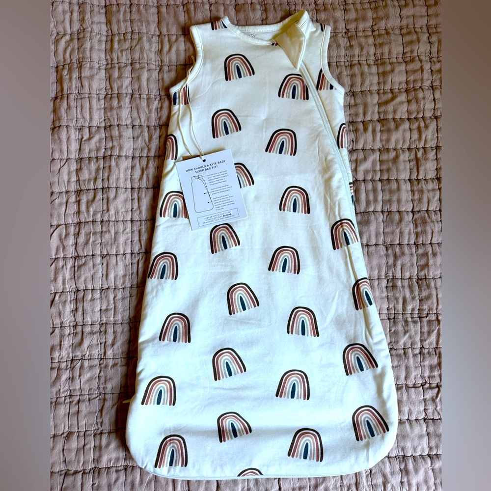 Coffee Rainbow Sleep Sack XS 1.0 TOG NWT